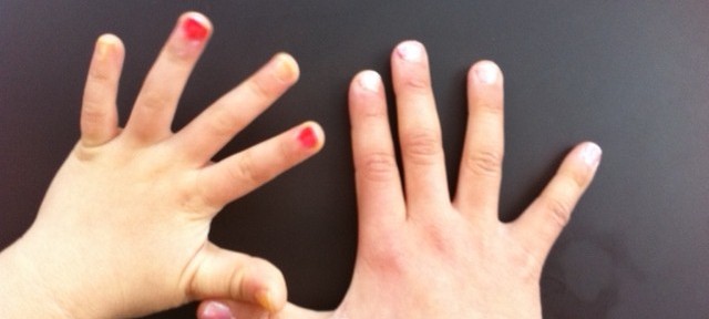 マニキュアはいいけれど、おかまにはなって欲しくないなぁ