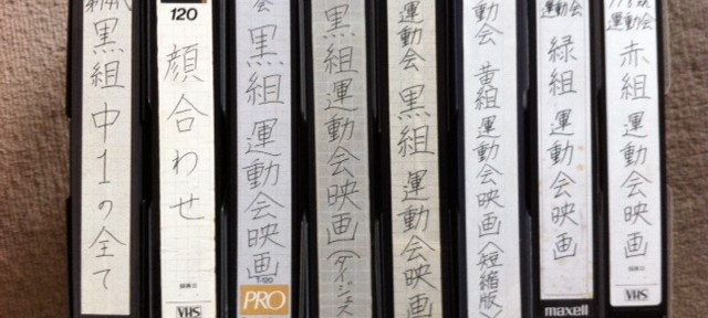 実家に帰って、棒倒しのビデオを探したけど、これしか見つからなかった。おかしいな。