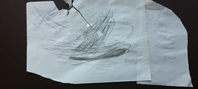 長男が何かを作ってくれたが、本人も何かよくわからないみたいで謎。