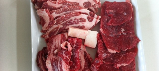 これから、家で焼肉パーティー。想像するだけで盛り上がる。