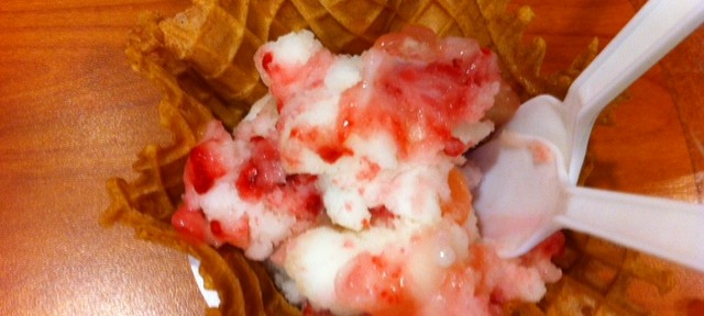 コールドストーン、まあ、美味しいんだけど、ちょっと高い。