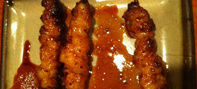 牛ホルモン串が美味しい、浜松町の一力。普通の居酒屋ですけどね。