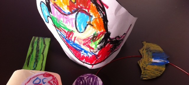 長男のハロウィン。お化けもまだまだかわいい感じです。