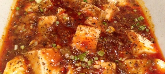 四川雅園の麻婆豆腐、人気店だから期待していたのに、期待はずれでした。