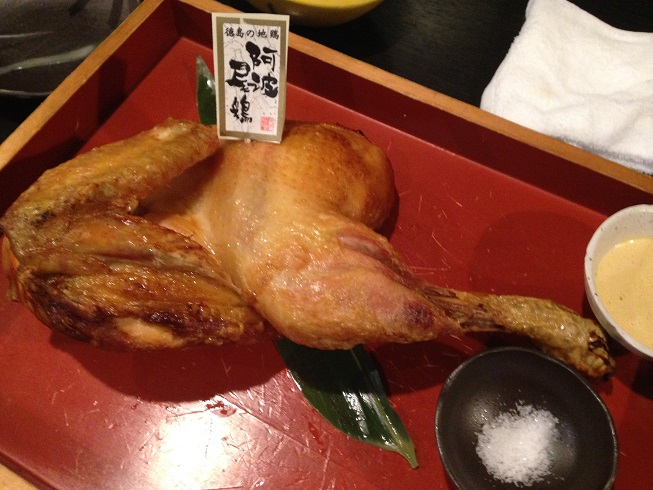 阿波尾鶏、やっぱり徳島県の地鶏なのね。ゆったりでき、会社の飲みにぴったりなお店です。