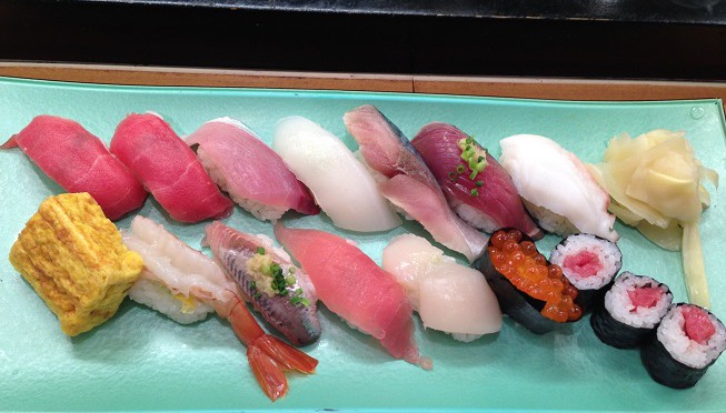 すしざんまい、しゃりの出来がいまいちだったので、何とも残念な味になってしまいました。