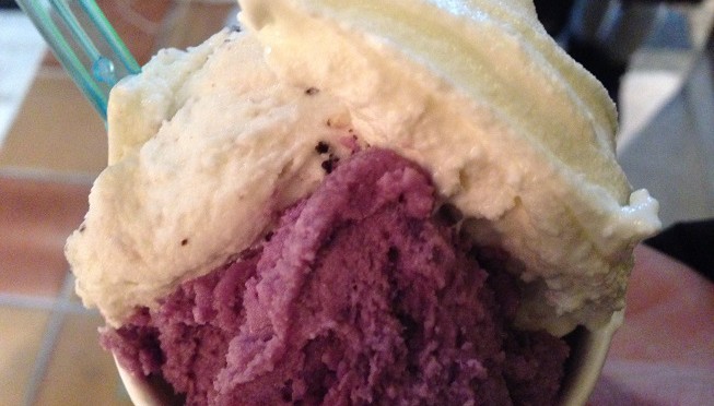 またまた飲んだ後にラフルッタ。寒い中、ジェラートを食べました。美味しかったですけど、季節外れでしたね。