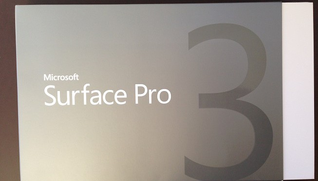 Surface Pro 3、買っちゃいました。超盛り上がっています。これで、しばらく遊べそう。