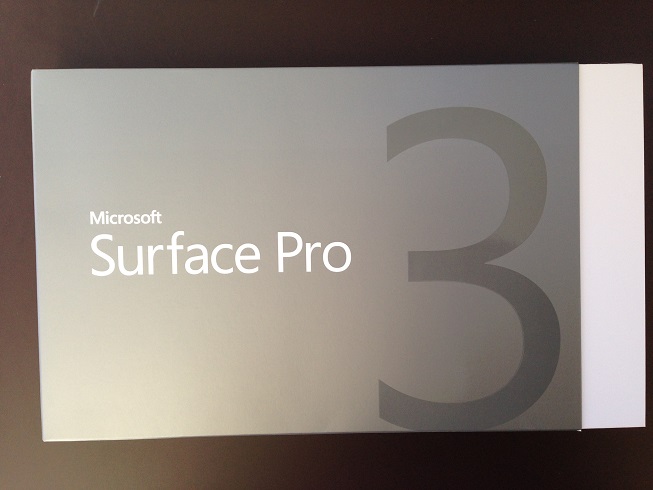 Surface Pro 3、買っちゃいました。超盛り上がっています。これで、しばらく遊べそう。