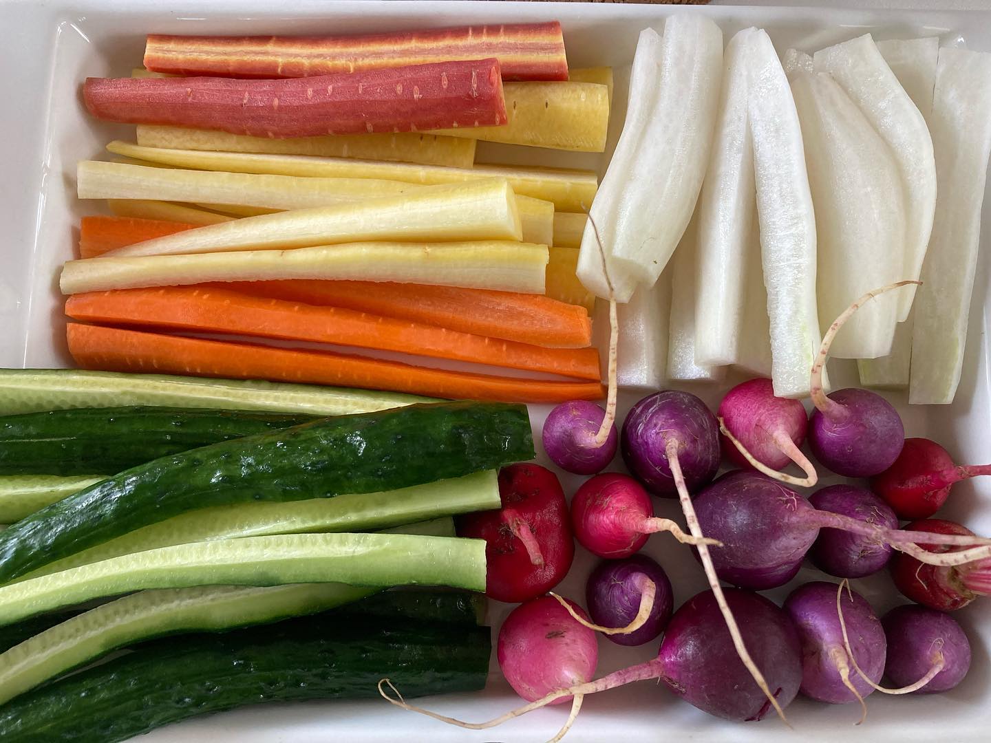 野菜祭り。もらった野菜が美味しすぎて満腹。でも、すぐお腹空きそう。