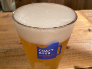 クラフトビアマーケット、IPA好きなので、ひたすらIPAを飲んで、アルコール度の高さに酔いつぶれています。
