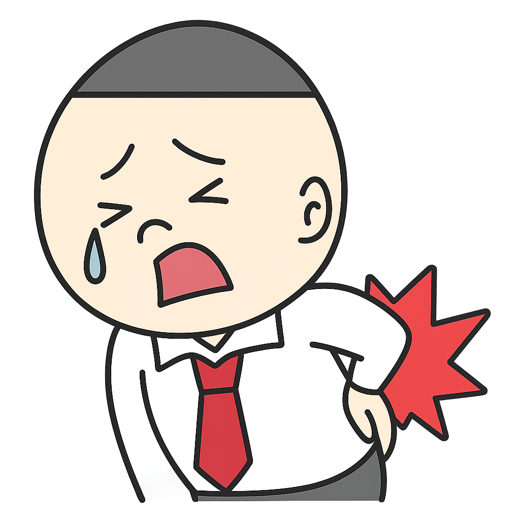 いや、まさかのぎっくり腰。腰の張りとか前触れが一切なかったので、ちょっとびっくり。そして、すごく痛い。